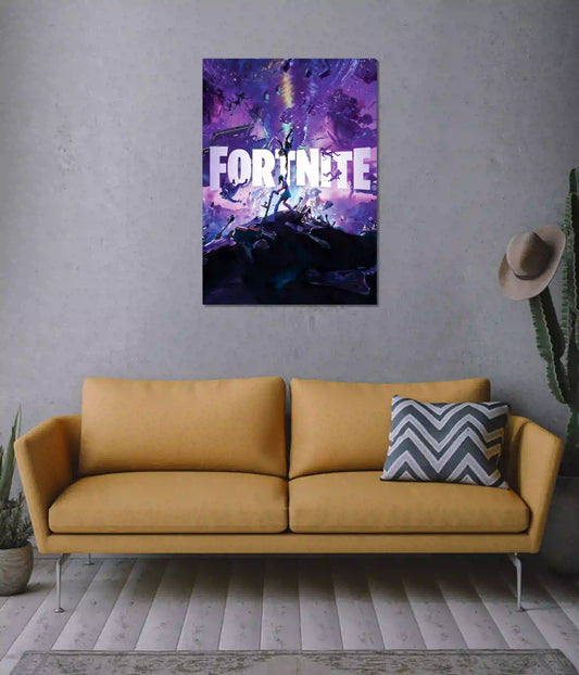 Fortnite Battle Gaming Poster on Wall - Everanta