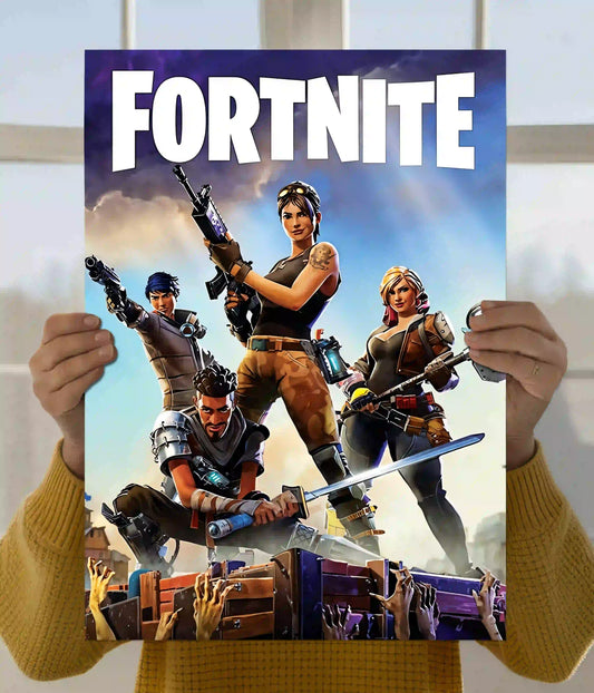 Fortnite Squad Victory Poster Main Image - Everanta