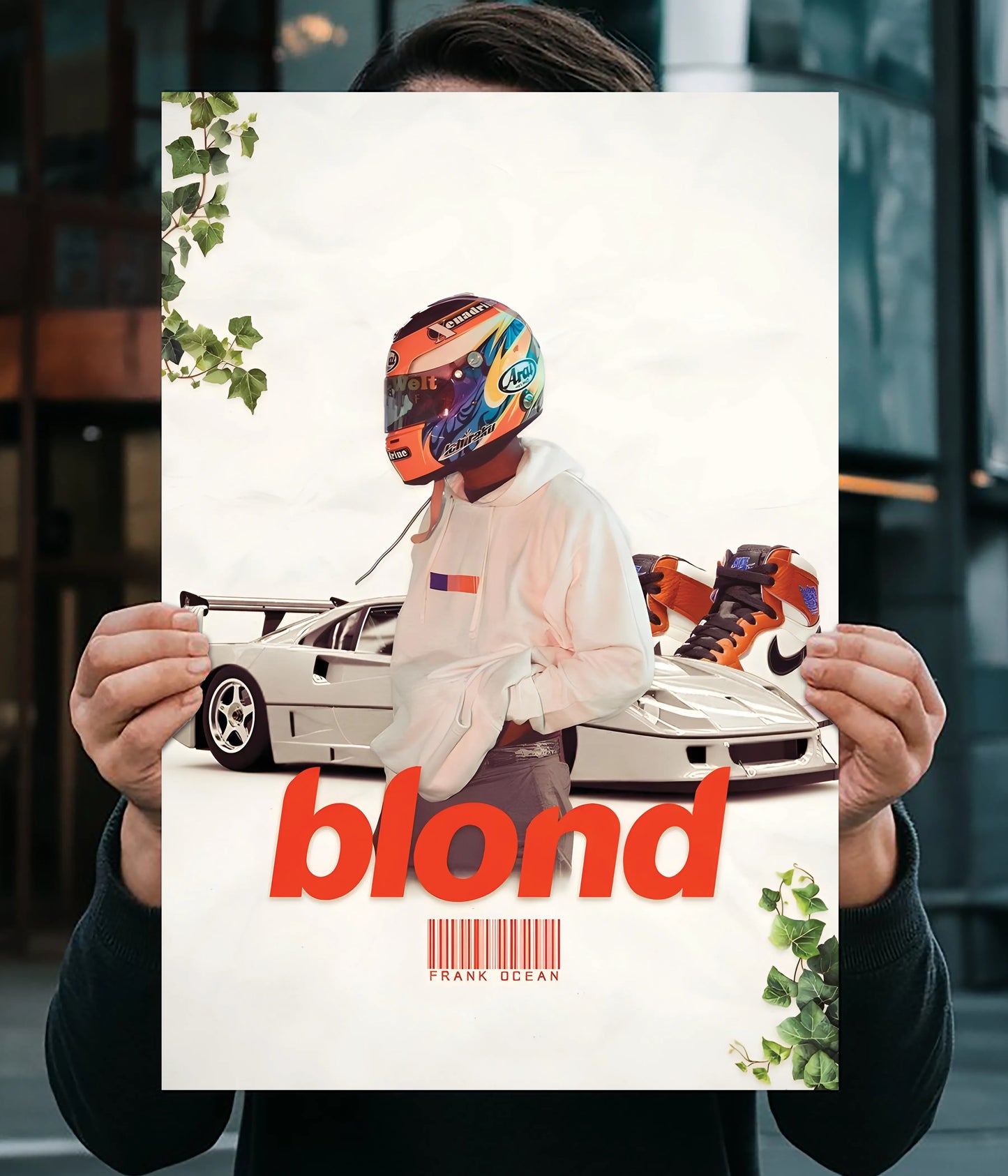 Frank Ocean – Blond Wall Poster