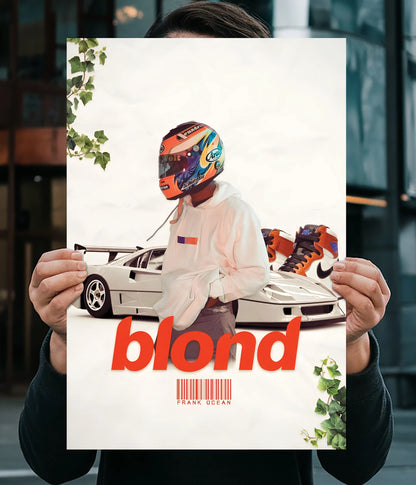 Frank Ocean – Blond Wall Poster Main Image - Everanta