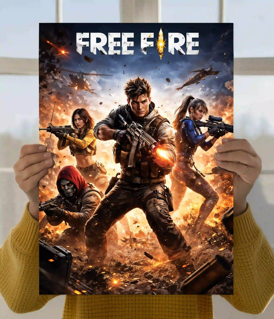 Free Fire Battle Squad Poster Main Image - Everanta