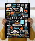 Friends Iconic Dialogues Poster