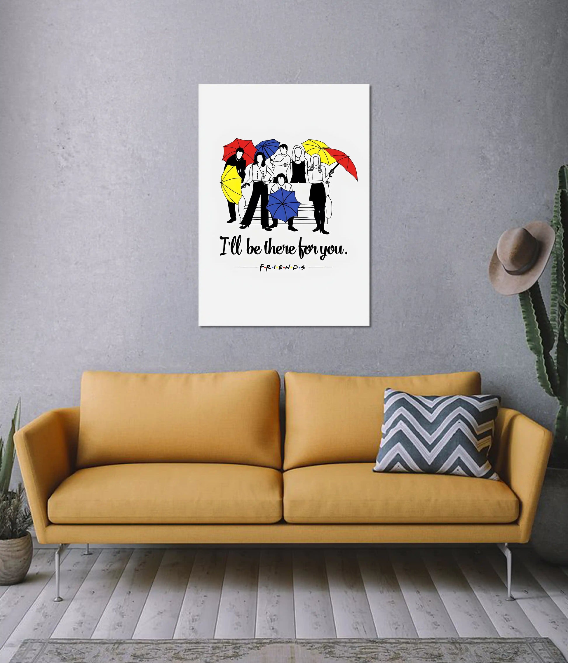 Friends TV Show Poster on Wall - Everanta