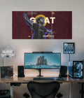 GOAT Messi – Legendary Split Wall Poster