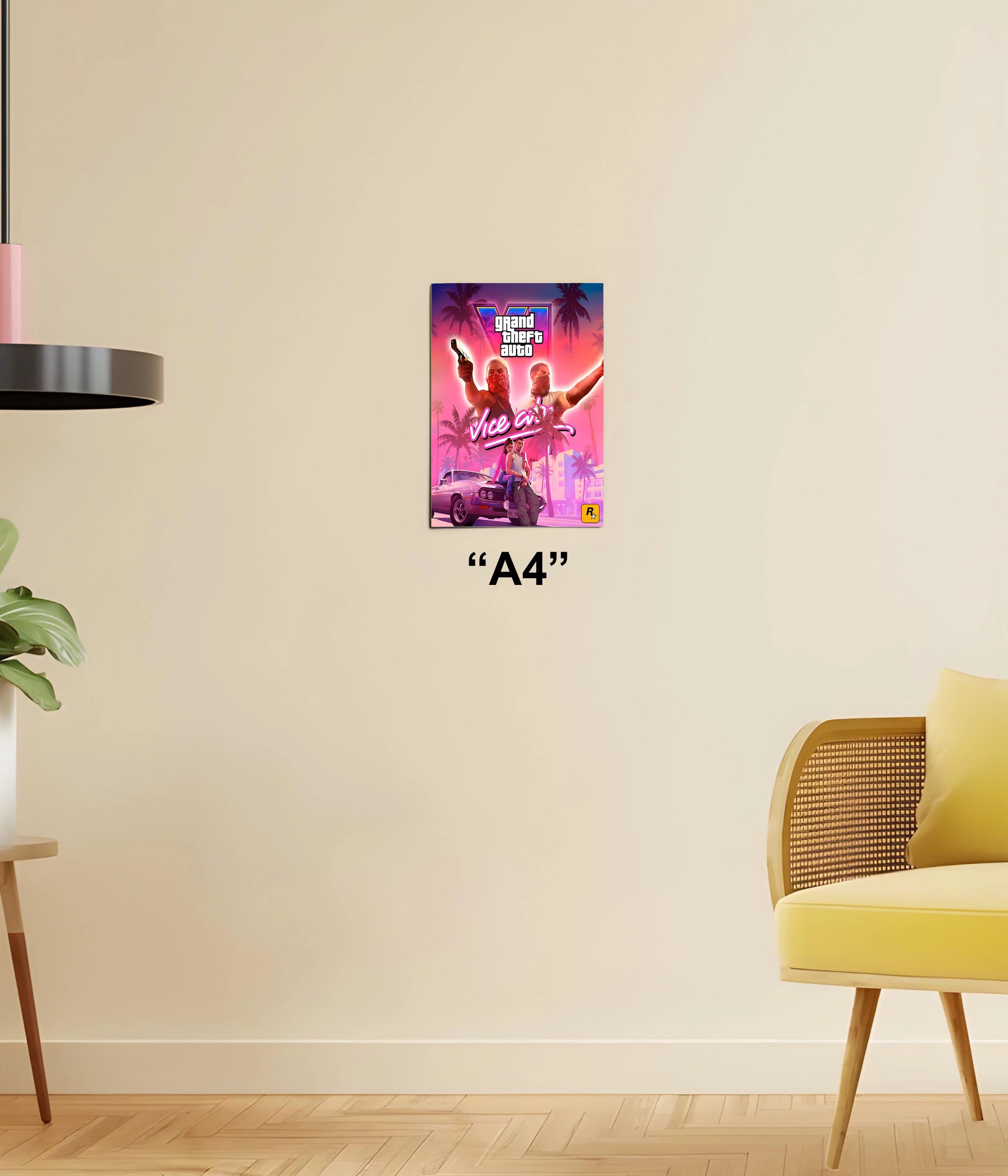 GTA 6 Vice City Poster A4 Size - Everanta