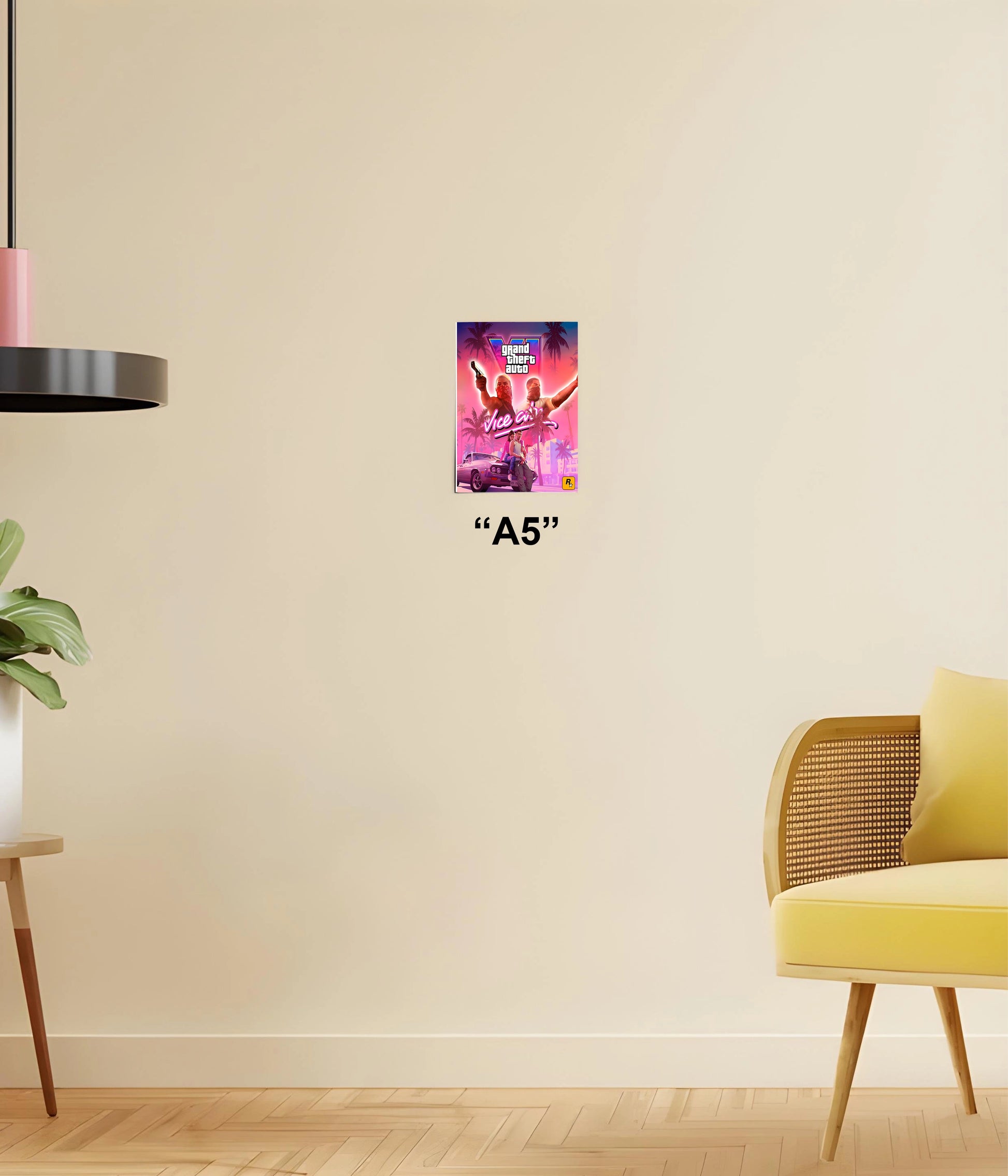 GTA 6 Vice City Poster A5 Size - Everanta