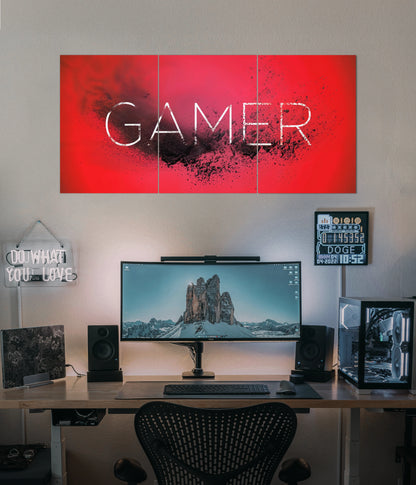 Gamer Mode – Split Poster for Gaming Setup Main Image - Everanta