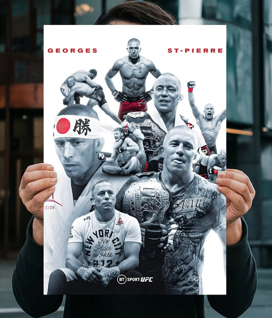 Georges St-Pierre – UFC Legend Wall Poster Main Image - Everanta