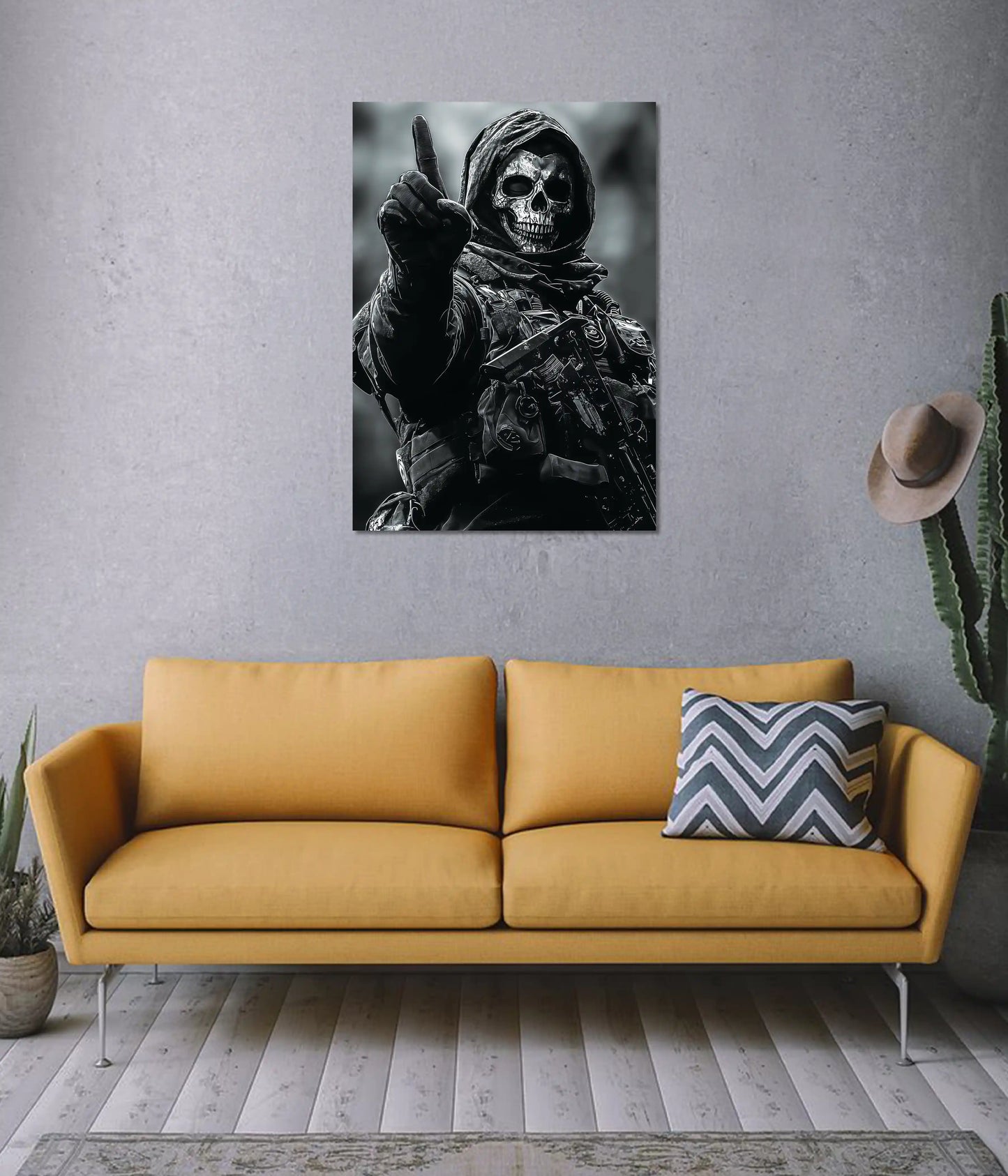 Ghost Reaper | Tactical Gaming Wall Poster on Wall - Everanta