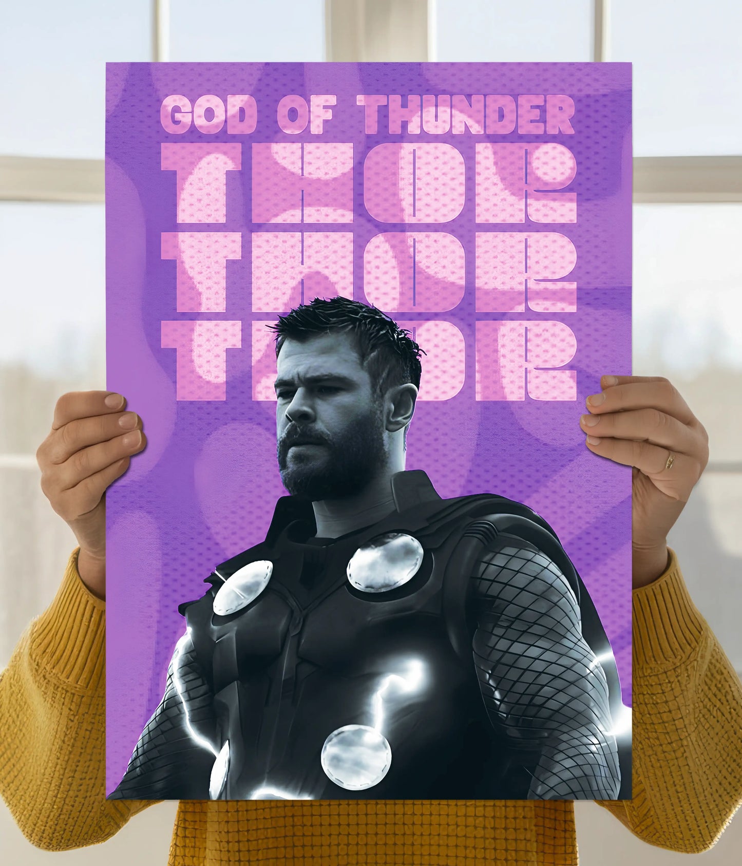 God of Thunder - Thor Marvel Poster Main Image - Everanta