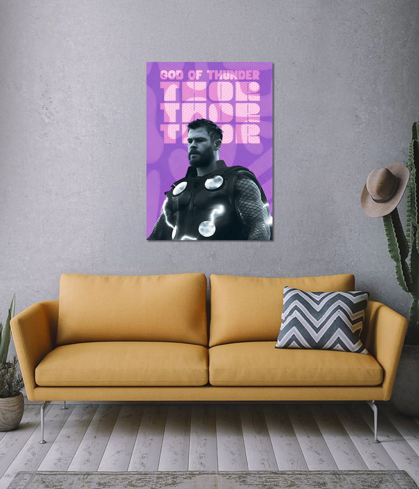 God of Thunder - Thor Marvel Poster on Wall - Everanta