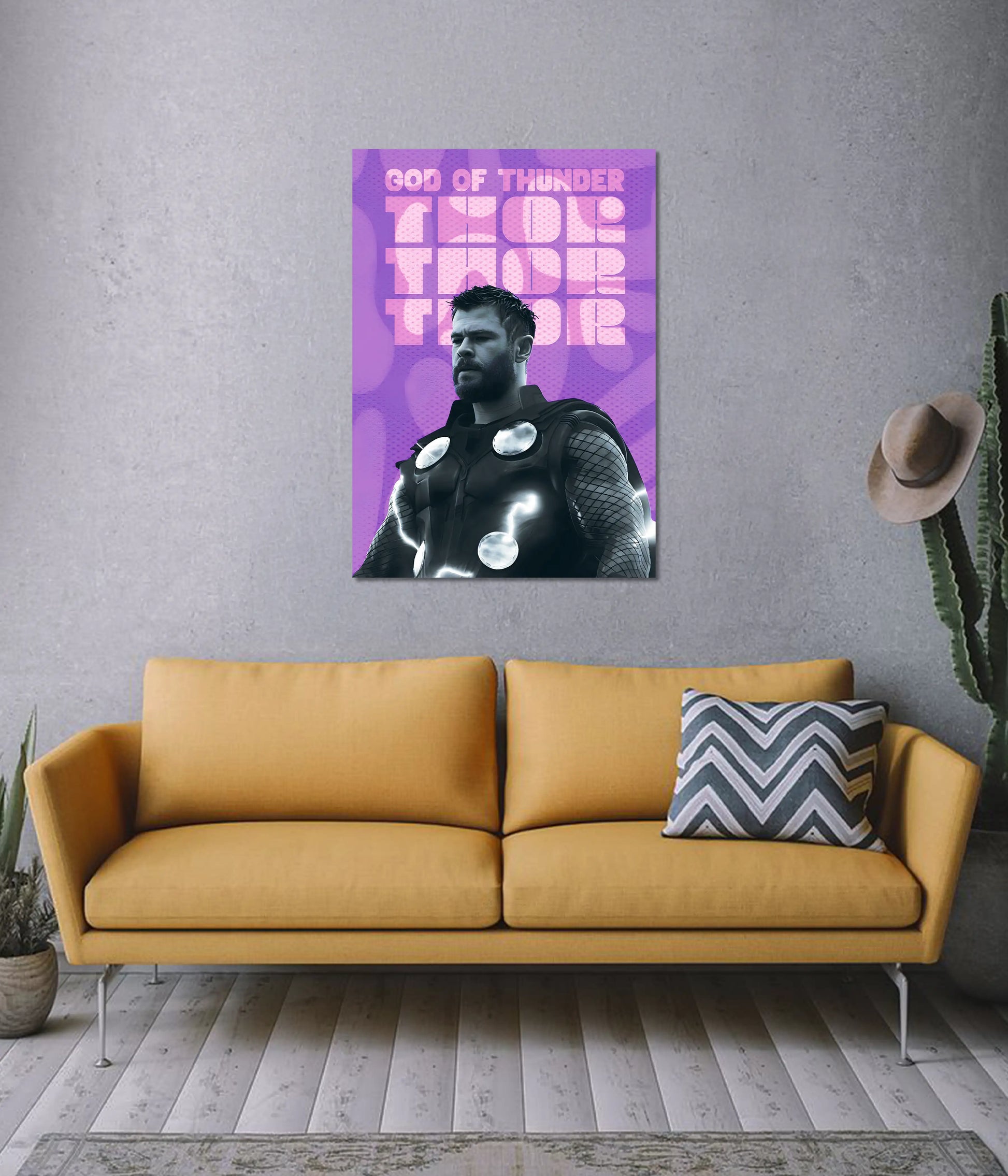 God of Thunder - Thor Marvel Poster on Wall - Everanta
