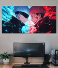 Gojo vs Sukuna Split Poster