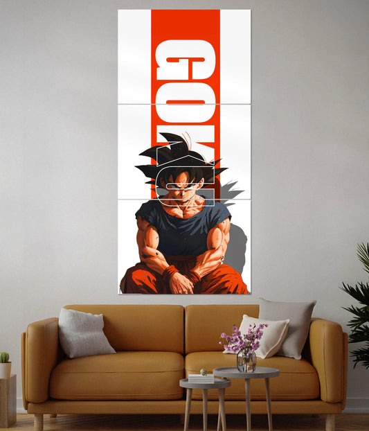 Goku Limit Breaker – Dragon Ball Z Split Poster - Everanta