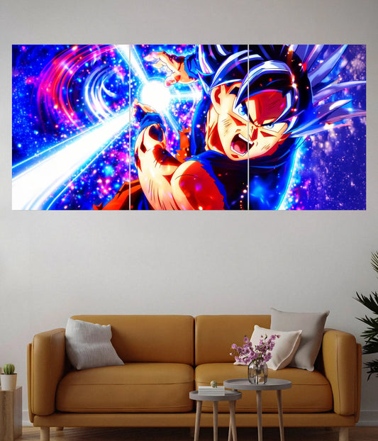 Goku Ultra Instinct Unleashed Split Poster - Everanta