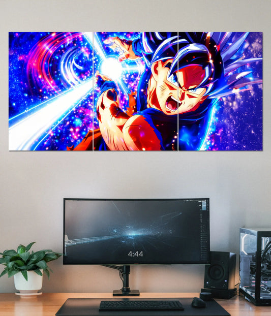 Goku Ultra Instinct Unleashed Split Poster Main Image - Everanta