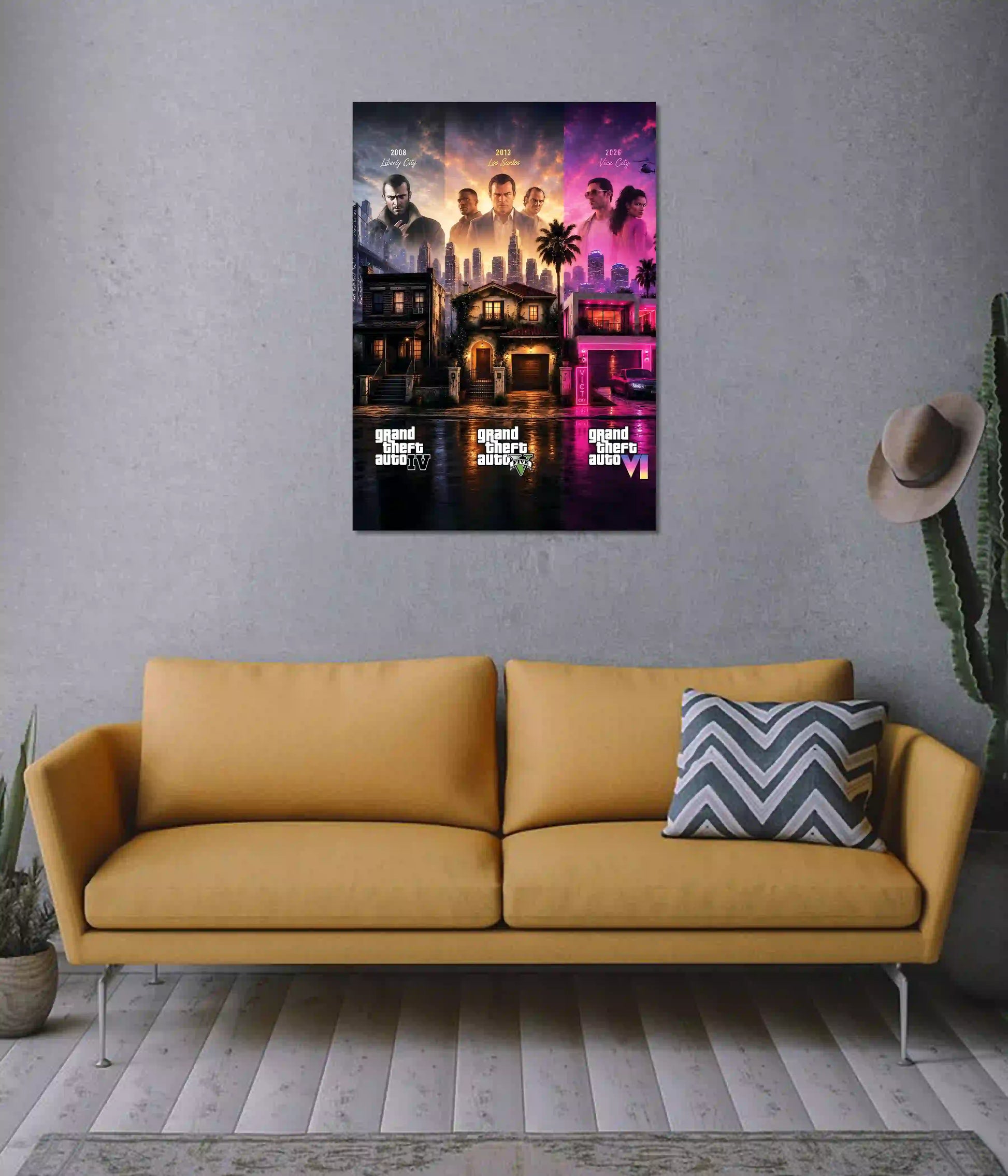 Grand Theft Auto Evolution Poster on Wall - Everanta