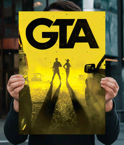 Grand Theft Auto Inspired Gaming Poster Main Image - Everanta
