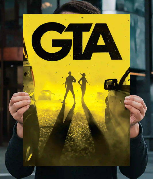 Grand Theft Auto Inspired Gaming Poster Main Image - Everanta