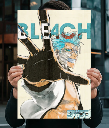 Grimmjow Jaegerjaquez Bleach Hand Strike Poster Main Image - Everanta