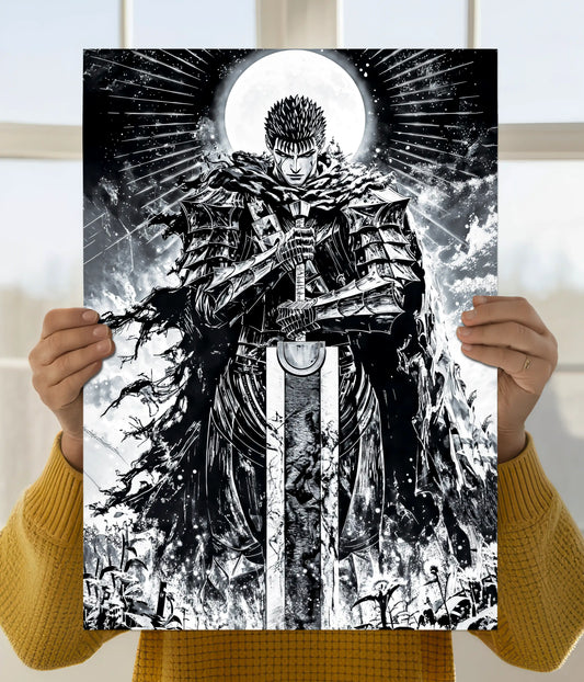 Guts Berserker Moonlight Anime Wall Poster Main Image - Everanta