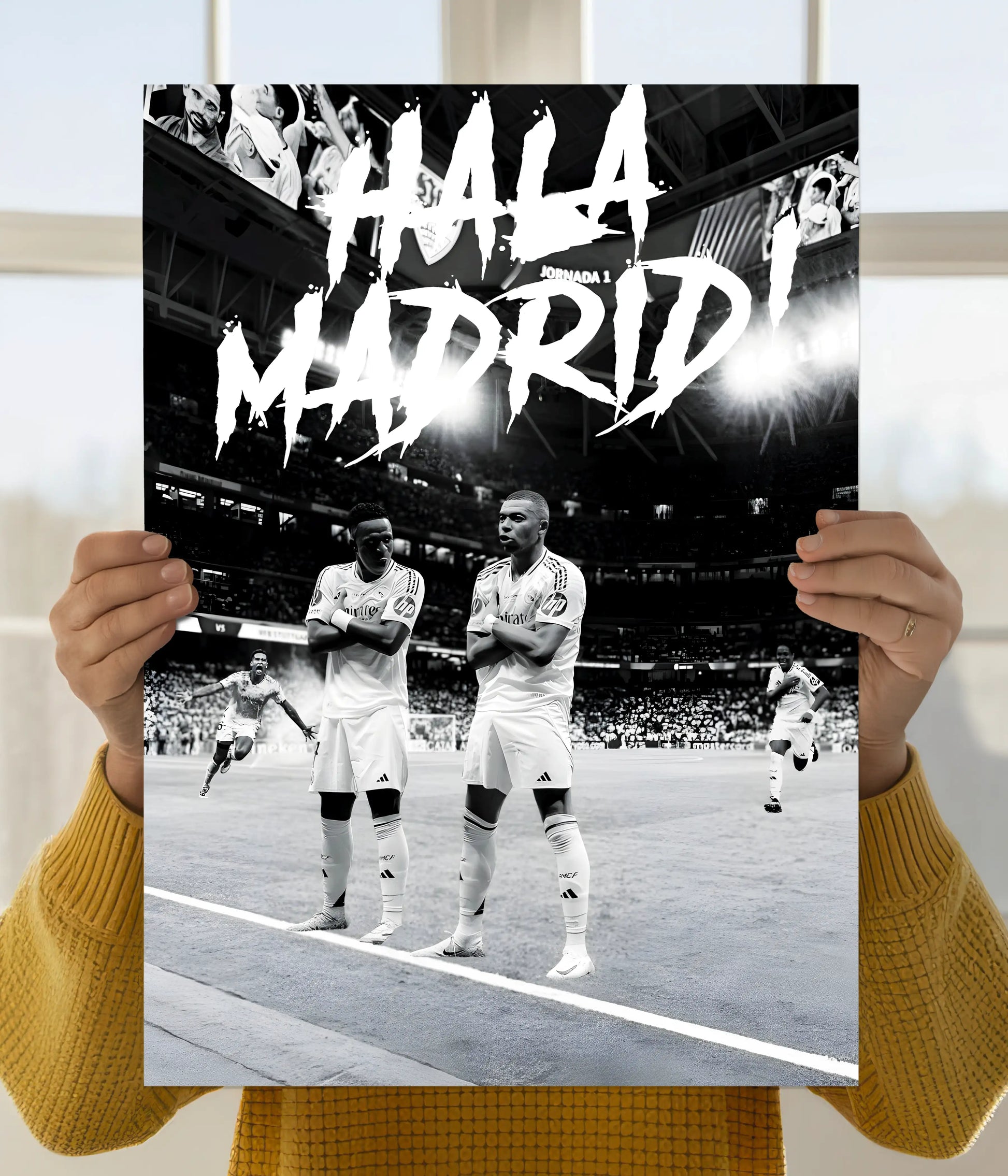 Hala Madrid Celebration Wall Poster Main Image - Everanta