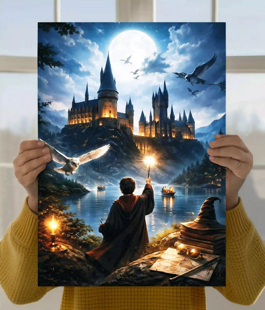 Harry Potter Hogwarts Moonlight Magic Wall Poster Main Image - Everanta