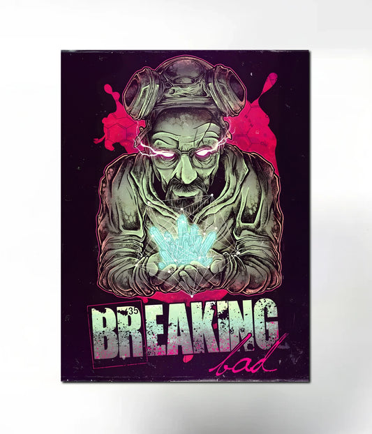 Heisenberg's Lab – Breaking Bad Metal Poster Main Image - Everanta