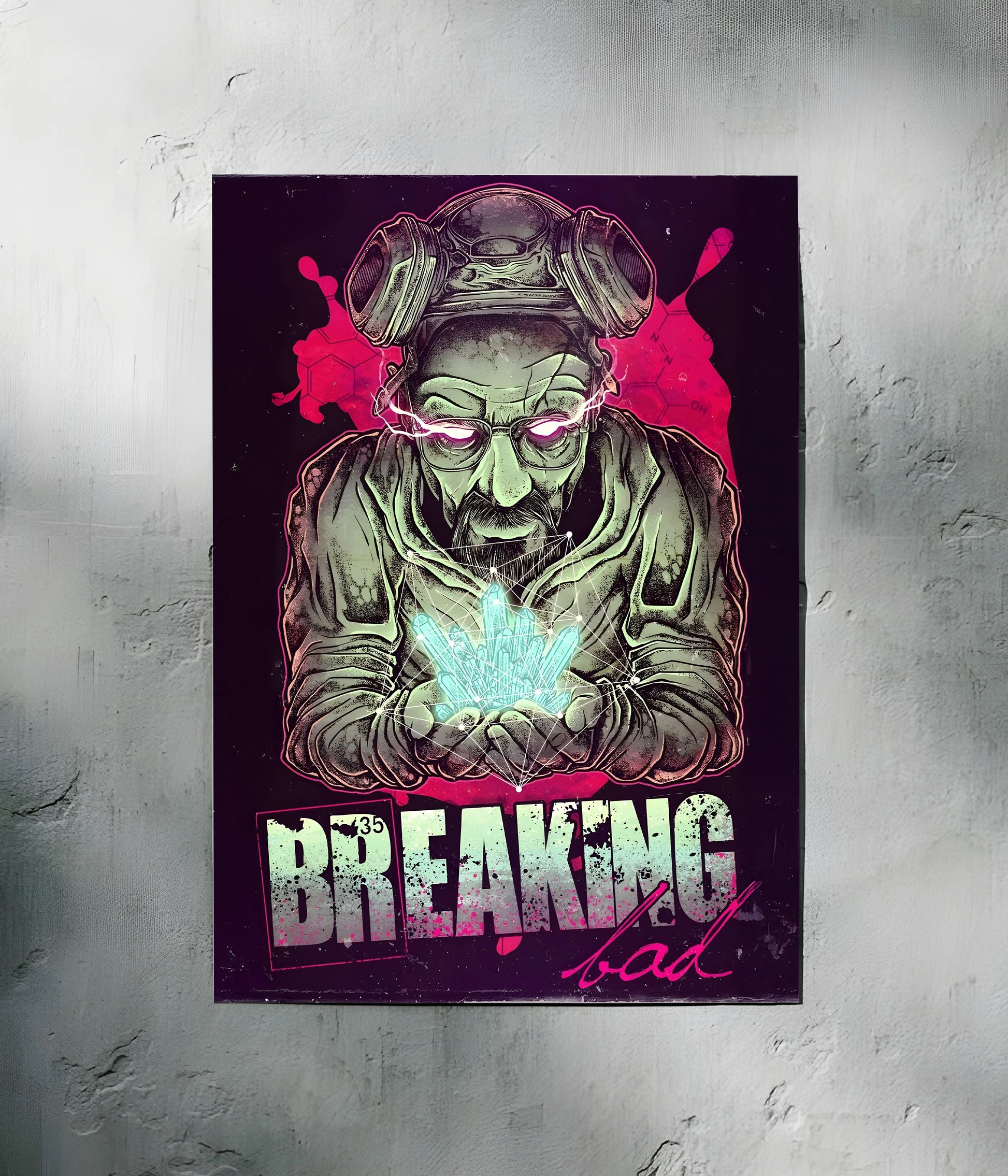 Heisenberg's Lab – Breaking Bad Metal Poster Second Image - Everanta
