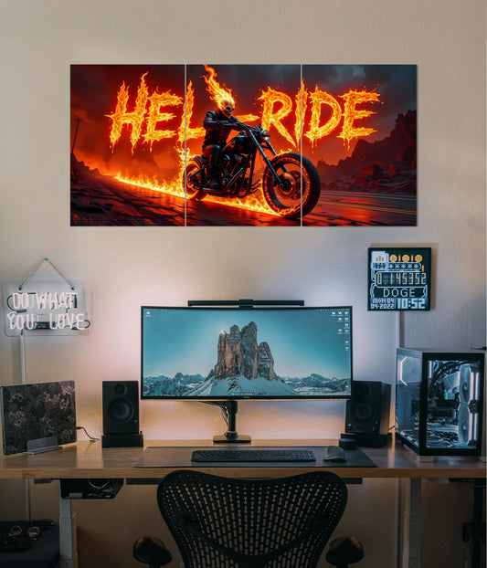 Hell Ride – Ghost Rider Split Wall Poster Main Image - Everanta