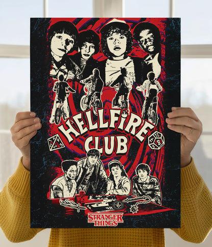 Hellfire Club Stranger Things Poster Main Image - Everanta