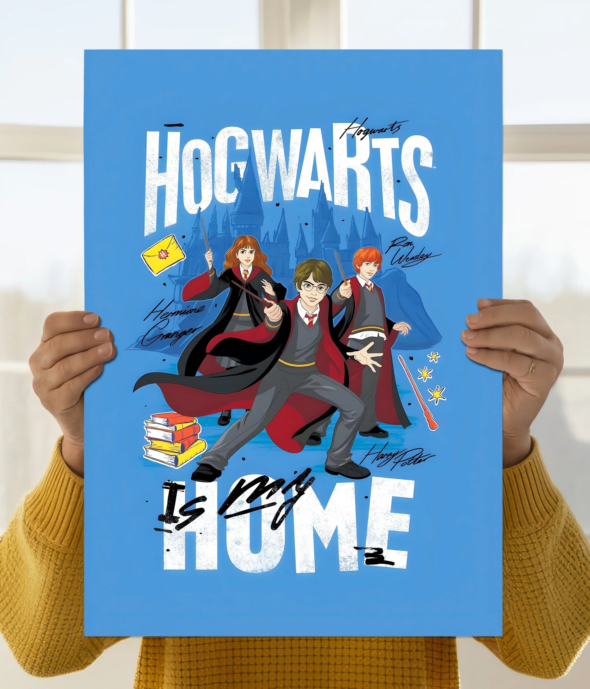 Hogwarts Is My Home – Harry Potter Wall Poster Main Image - Everanta