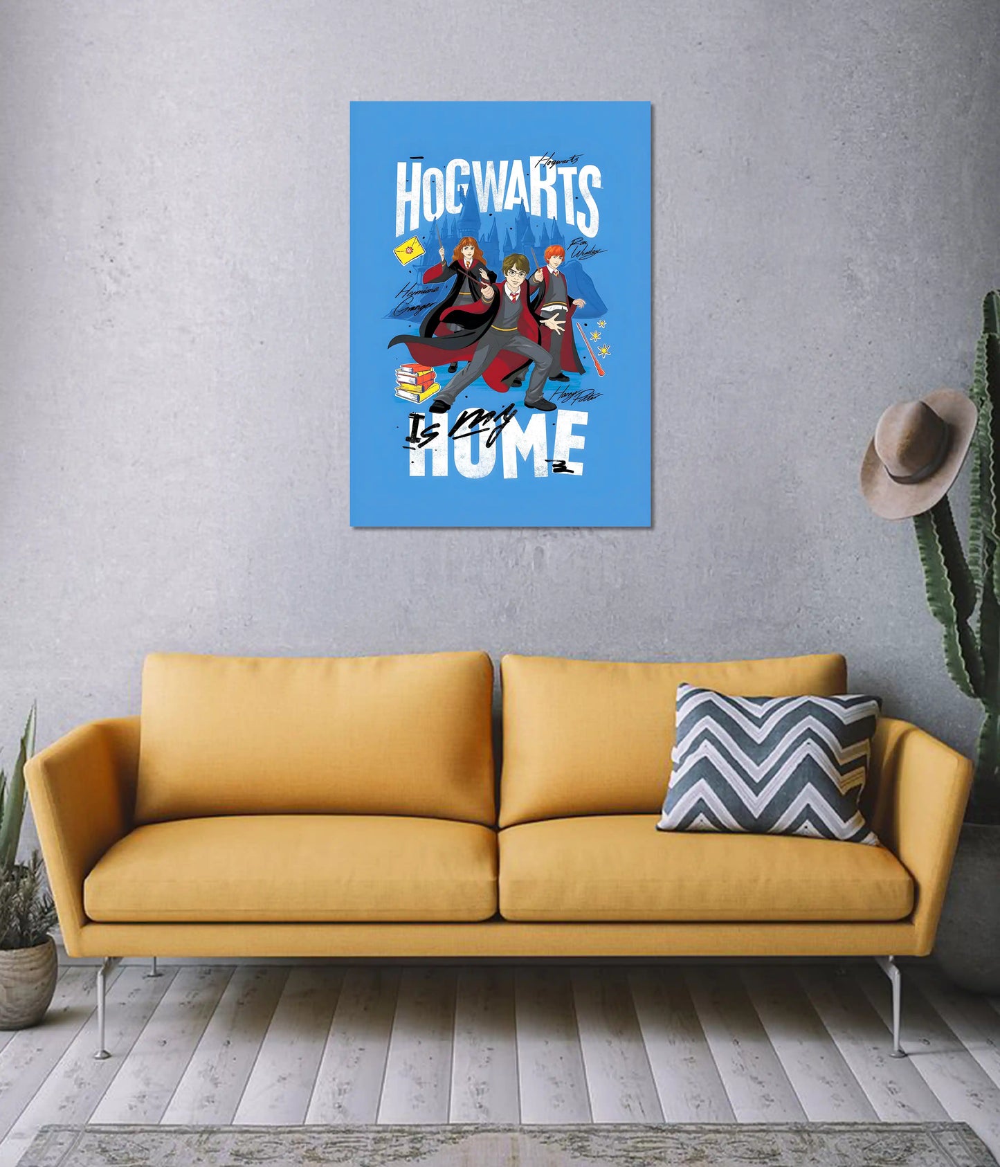 Hogwarts Is My Home – Harry Potter Wall Poster on Wall - Everanta