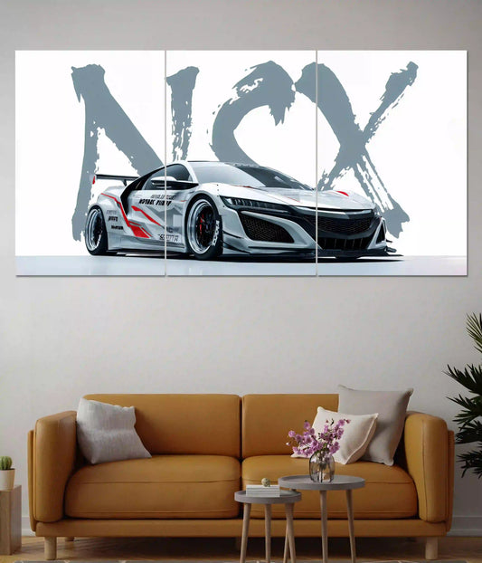 Honda NSX Split Poster - Everanta