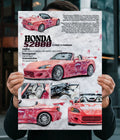 Honda S2000 – JDM Icon Fast & Furious Poster