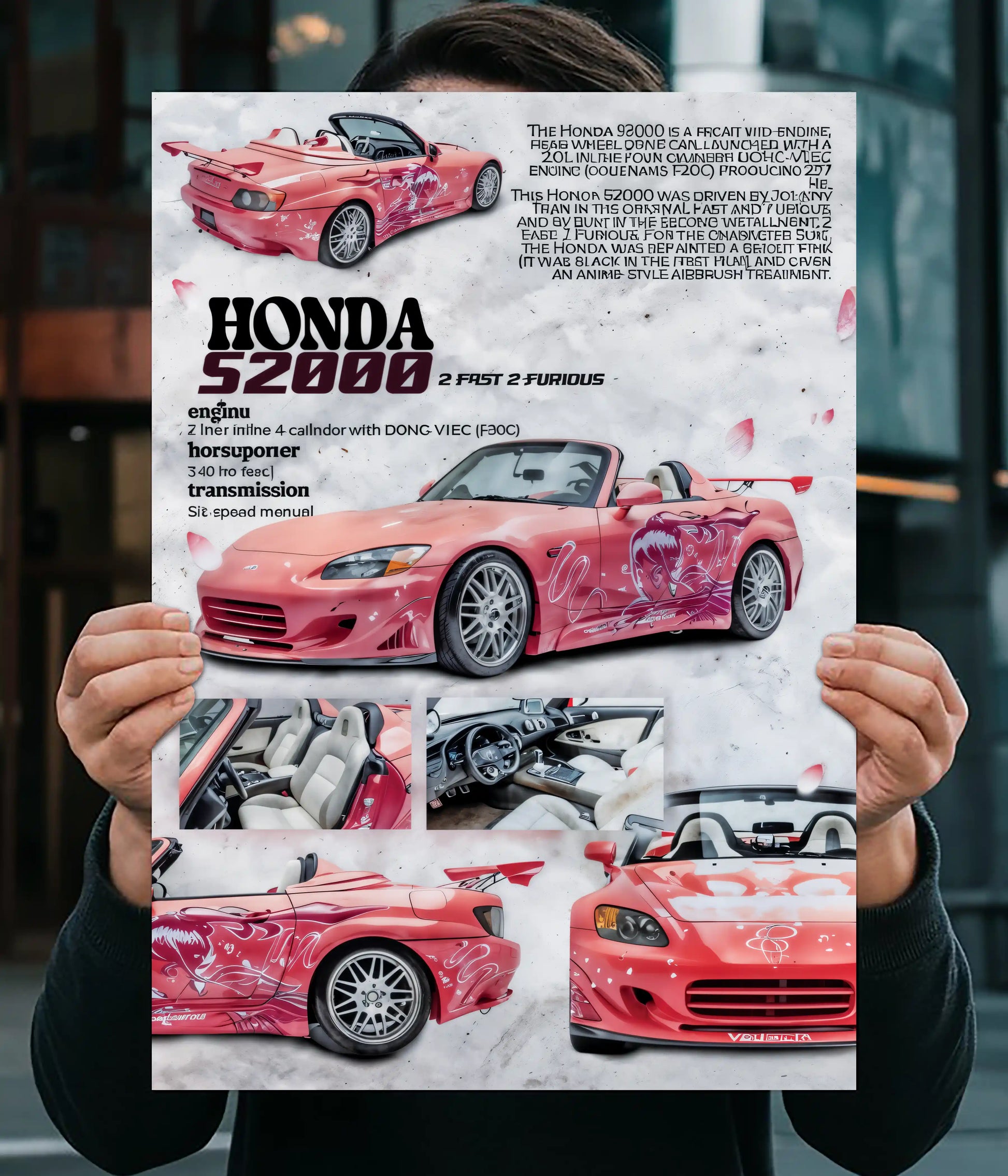 Honda S2000 – JDM Icon Fast & Furious Poster Main Image - Everanta