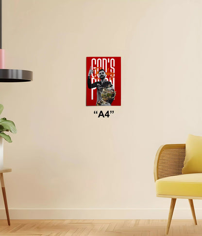 IPL 2025 Victory - Virat Kohli Poster A4 Size - Everanta