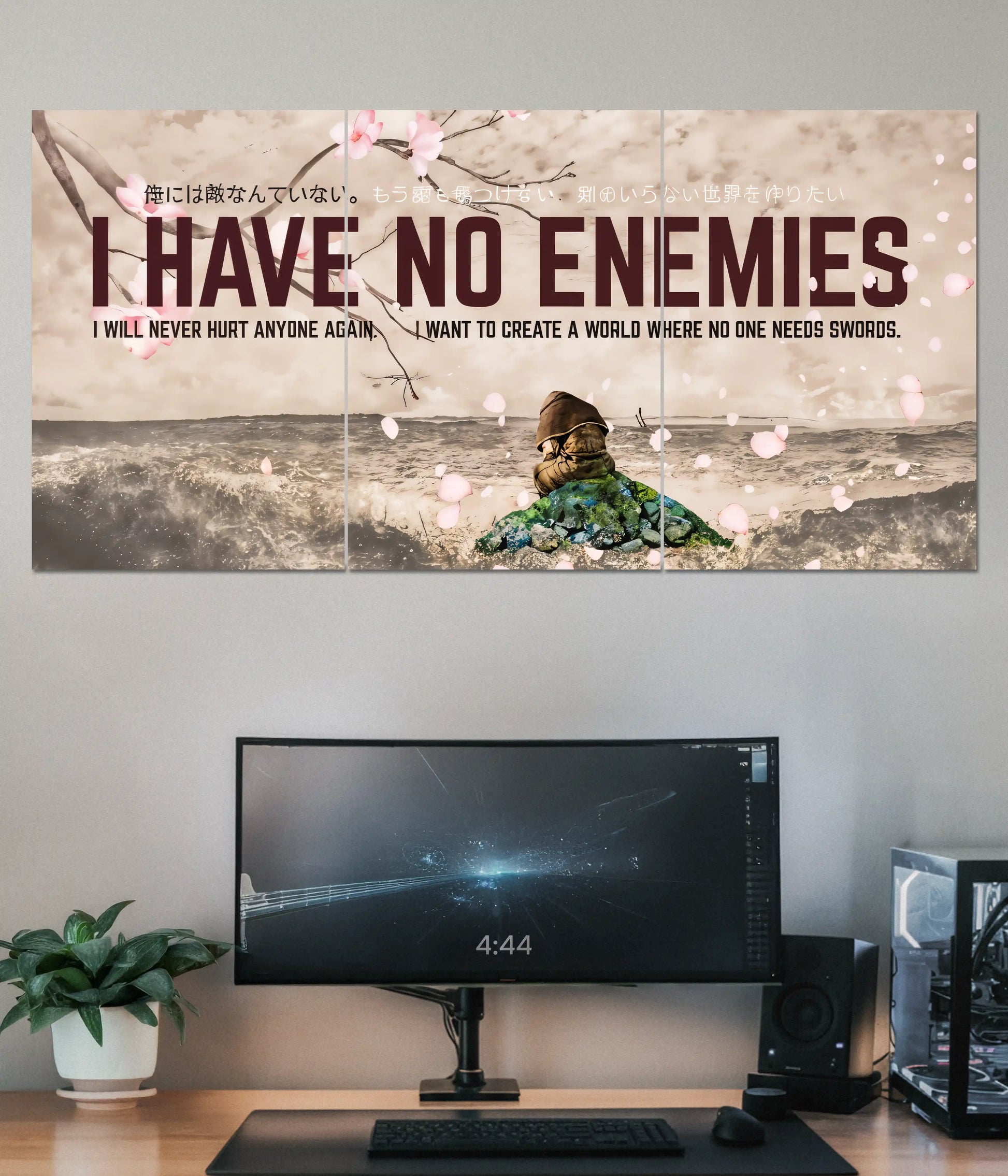I Have No Enemies Anime Split Poster Main Image - Everanta