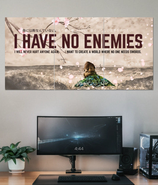 I Have No Enemies Anime Split Poster Main Image - Everanta