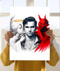 Inner Conflict – Angel & Devil Concept Poster