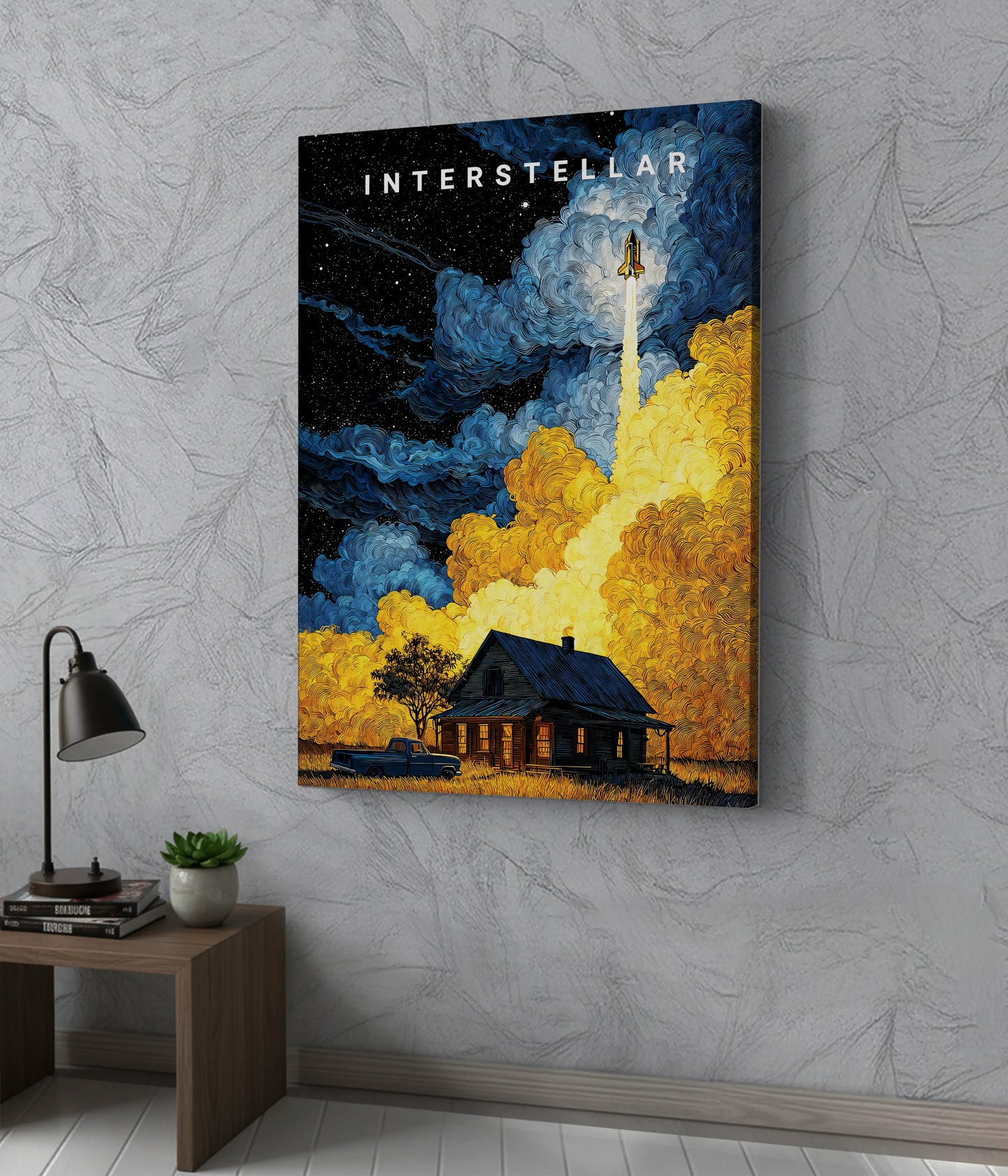Interstellar: Journey Beyond the Stars Canvas Print on Wall - Everanta