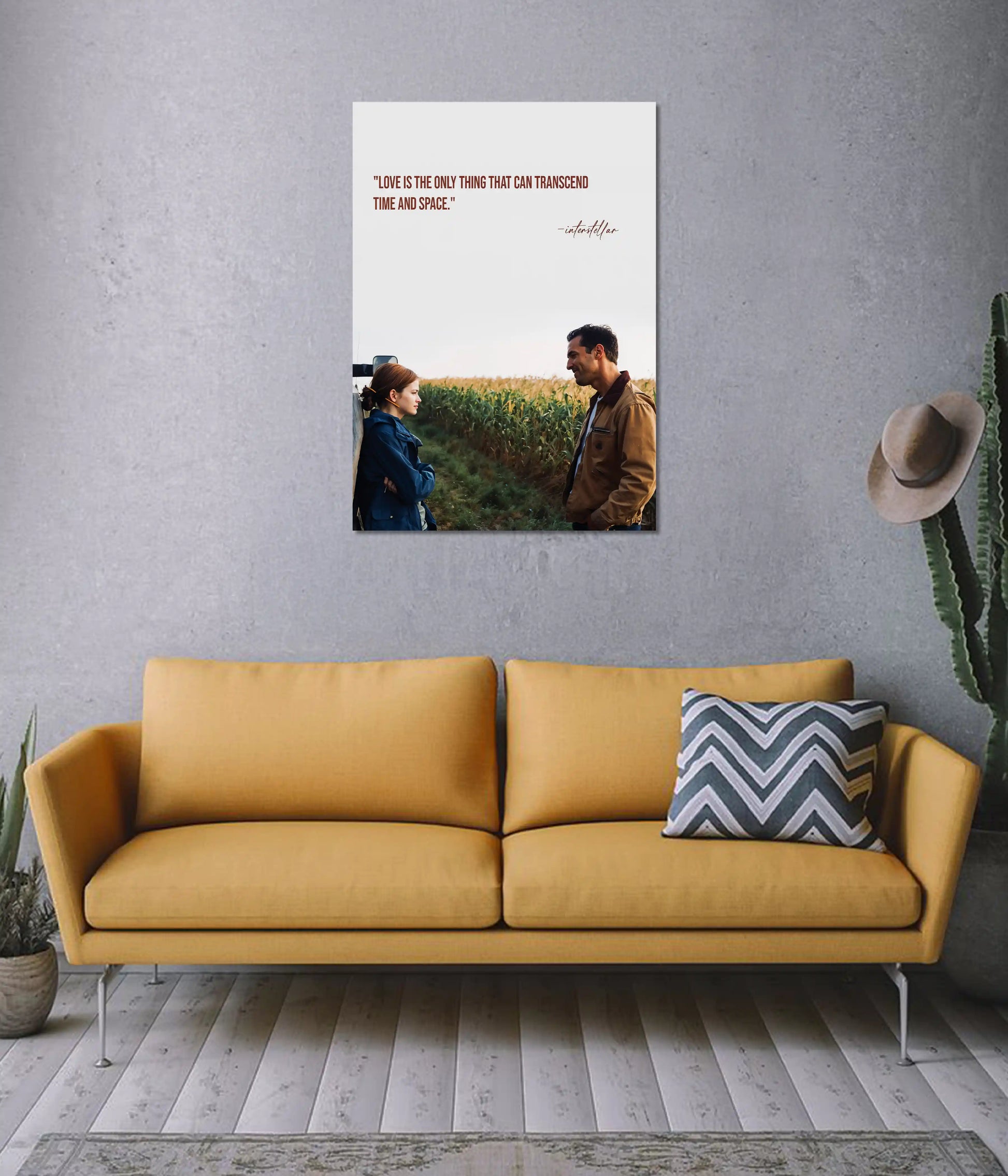 Interstellar – Love Beyond Time & Space Poster on Wall - Everanta
