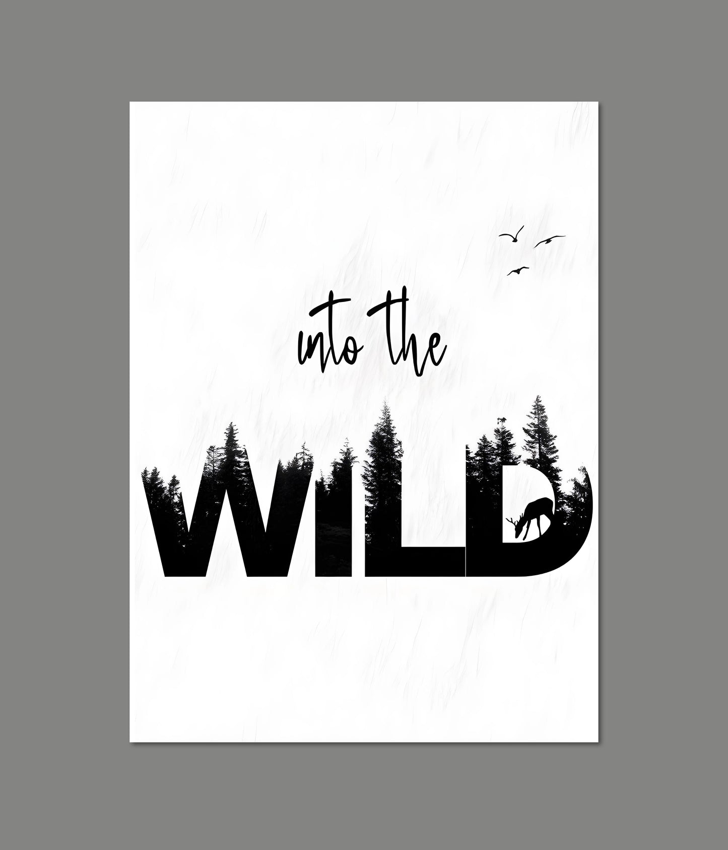 Into the Wild – Nature’s Freedom Wall Poster Main Image - Everanta