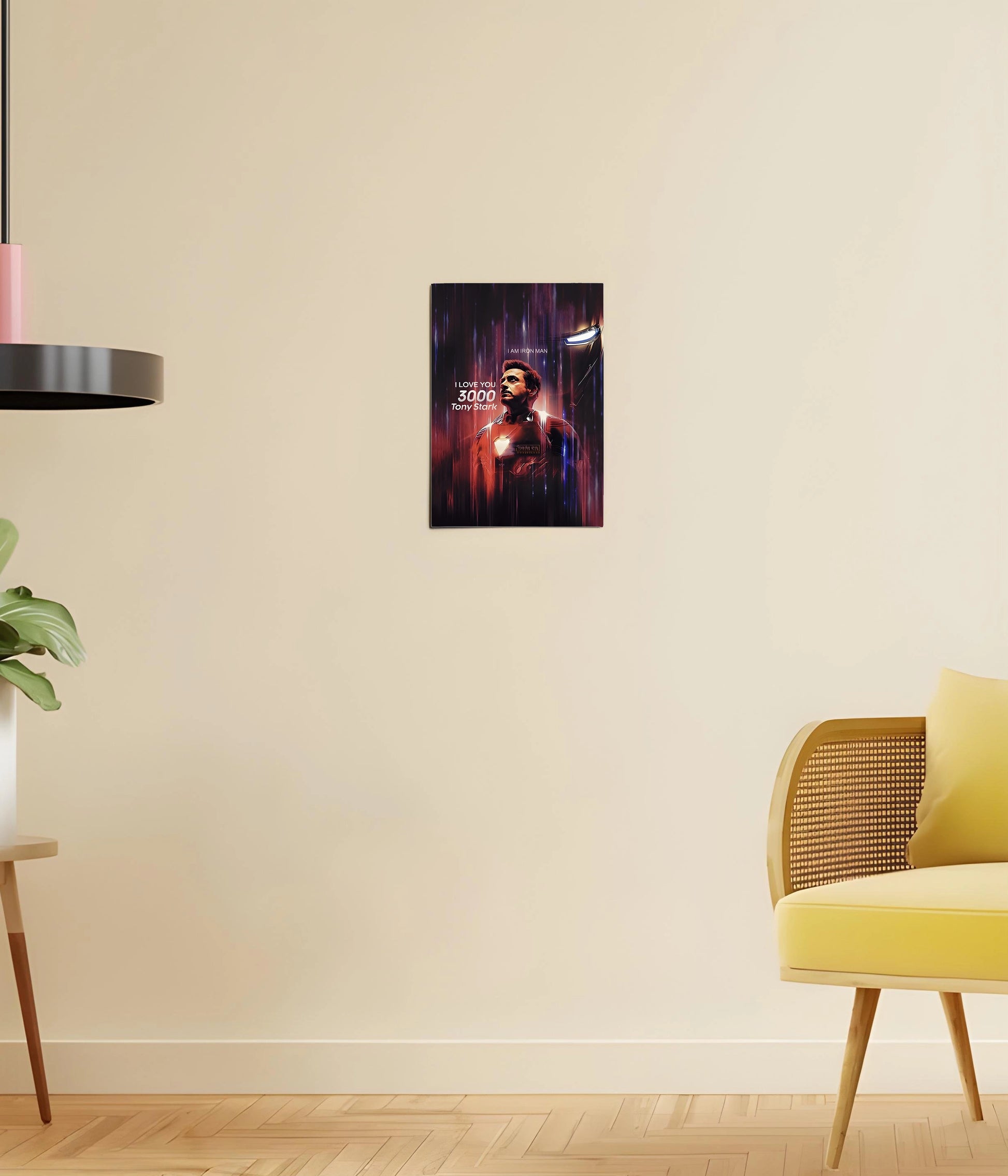 Iron Man "I Love You 3000" Tribute Poster A4 Size - Everanta