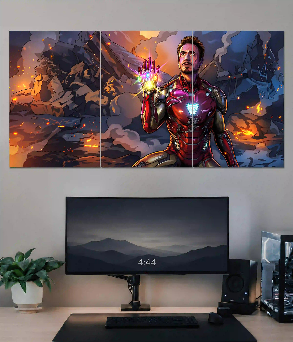 Iron Man Infinity Stones Power Gauntlet Split Poster Main Image - Everanta
