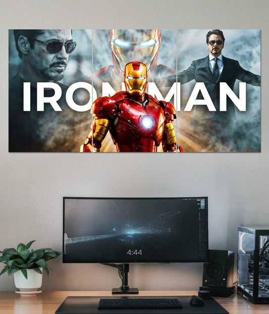 Iron Man Tony Stark Cinematic Split Poster Main Image - Everanta