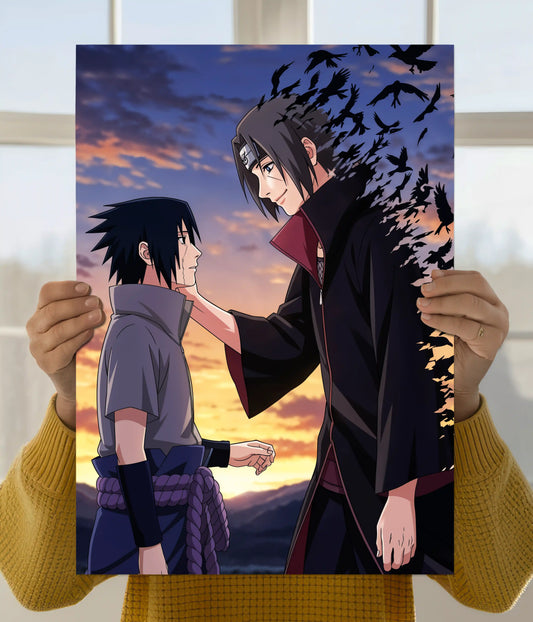 Itachi & Sasuke Emotional Scene Poster Main Image - Everanta