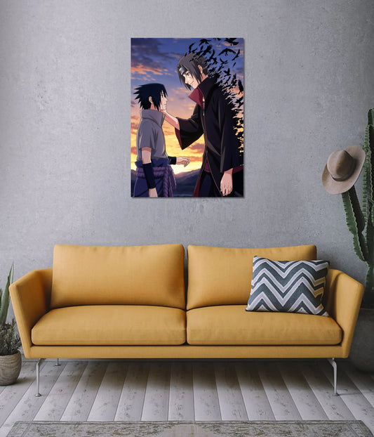 Itachi & Sasuke Emotional Scene Poster on Wall - Everanta