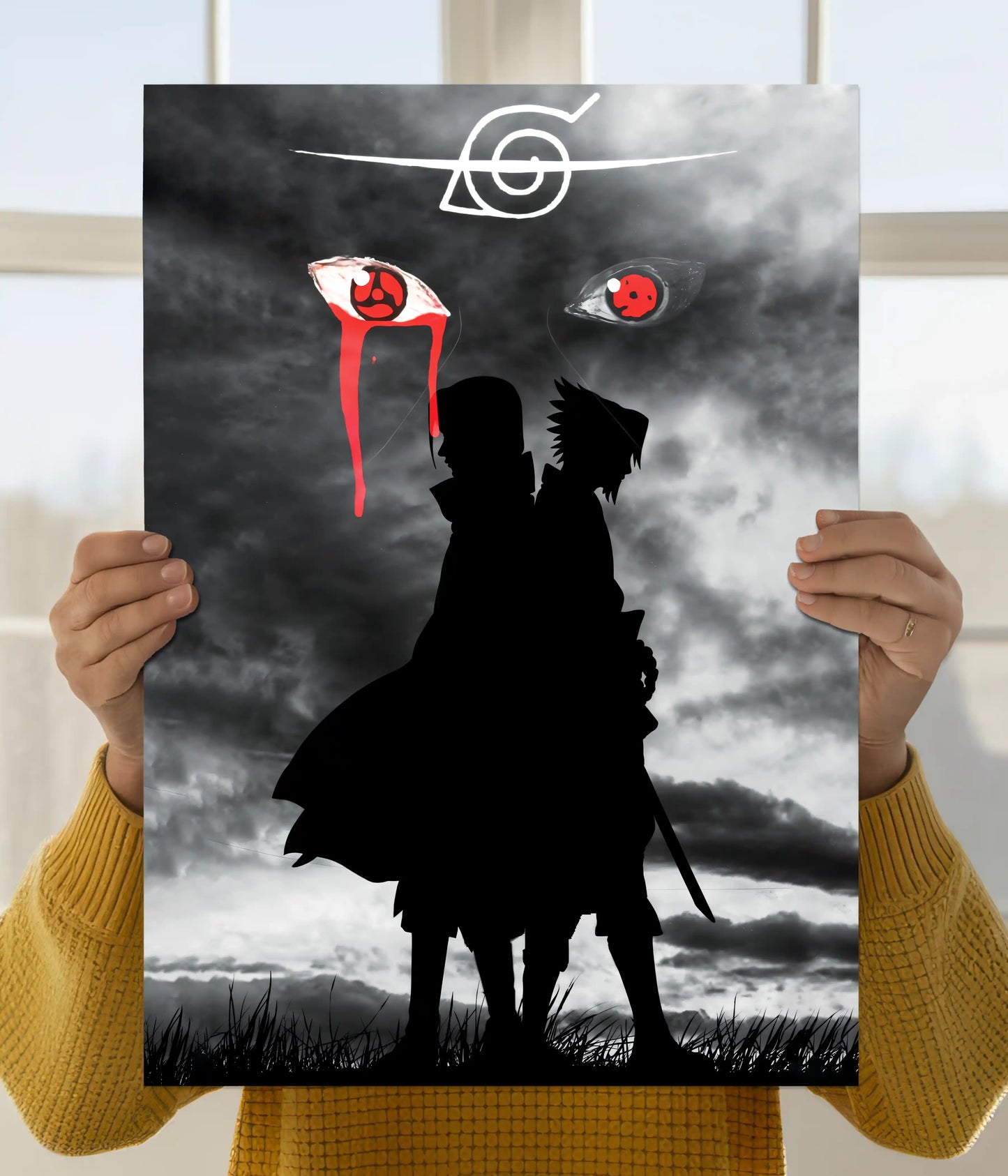 Itachi & Sasuke Sharingan Poster Main Image - Everanta