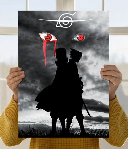 Itachi & Sasuke Sharingan Poster Main Image - Everanta
